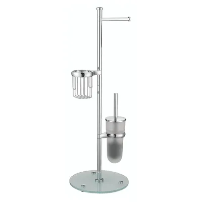Стойка Wasserkraft K-1256 для туалета, напольная, хром
