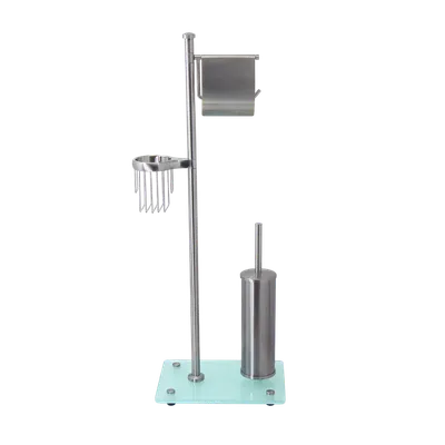Стойка Wasserkraft Tauber 1264N для туалета, напольная, никель