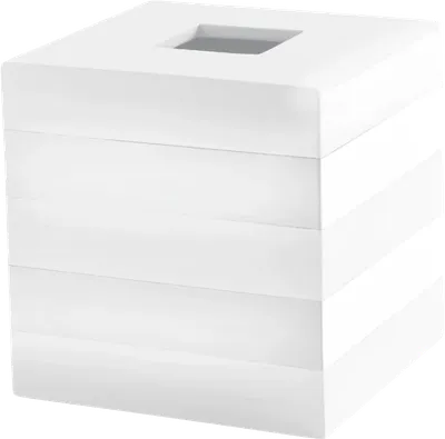 Коробка для салфеток Kassatex Cabana White ACL-TH-W настольная