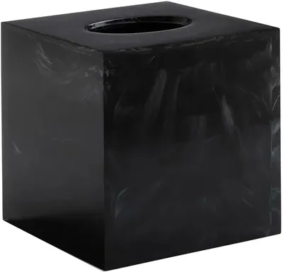 Коробка для салфеток Kassatex Ducale Black настольная