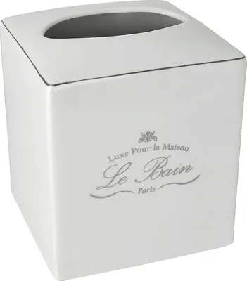 Коробка для салфеток Kassatex Le Bain White ALB-TH-W настольная