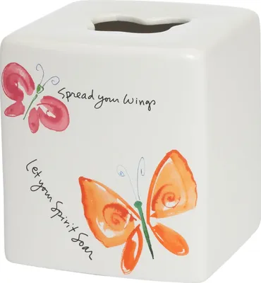 Коробка для салфеток Creative Bath Flutterby FLU58MULT настольная
