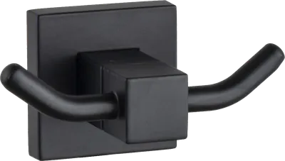 Крючок D-lin 222 D282222 черный, на шурупах