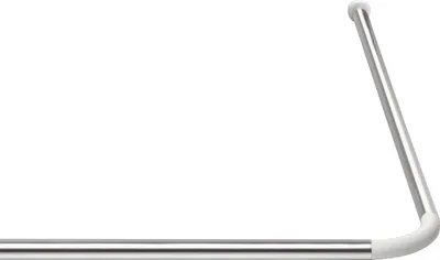 Угловой карниз для ванны Ridder 159500 165x70 см, Г-образный, глянцевый хром