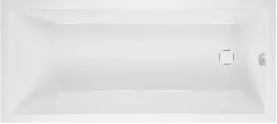 Акриловая ванна Vagnerplast Cavallo 160x70 см, пристенная, ультрабелая, с каркасом