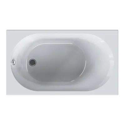 Акриловая ванна AM.PM X-Joy W94A-120-070W-A без опоры 120x70 см, пристенная, белая