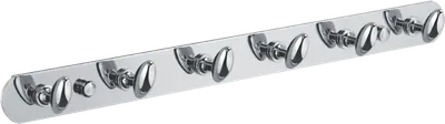Крючок Fixsen Equipment FX-1416 глянцевый хром, на шурупах