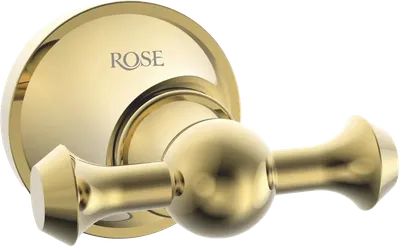 Крючок Rose RG1921E золото, на шурупах