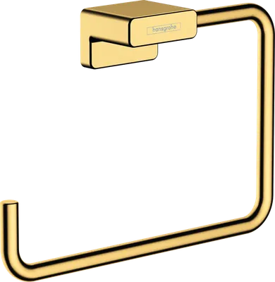 Держатель для полотенец Hansgrohe AddStoris 41754990 полированное золото, кольцо