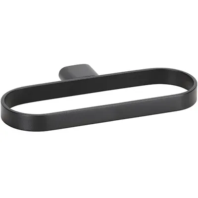 Держатель для полотенец Bemeta Organic Black 167104060 матовый черный, кольцо
