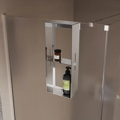 Полка для душа Veconi Grange GN-S-C9 подвесная, полированная сталь