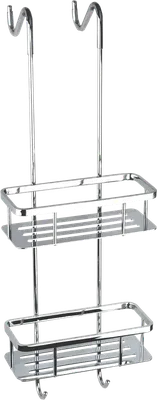 Полка для душа Bemeta Cytro 146208422 подвесная, глянцевый хром, с крючками