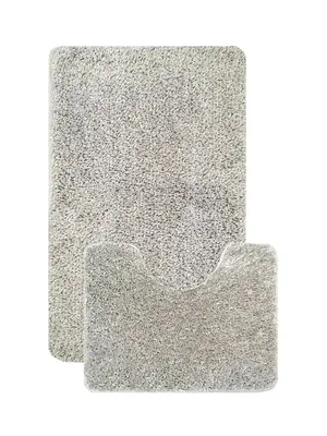 Комплект ковриков L'Cadesi Anelya 261655 80x50 см, для туалета, серый
