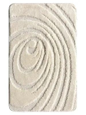 Коврик L'Cadesi Lemis 261708 80x50 см, для ванной, бежевый, рисунок