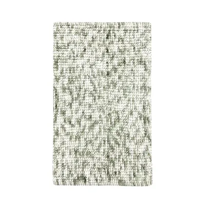 Коврик Fora Soft Cotton FOR-SC50-80GR 80x50 см, для ванной, белый, зеленый