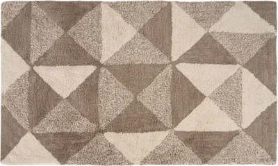 Коврик Fora Stone Natural FOR-STN60-100NAT 100x60 см, для ванной, бежевый, коричневый, рисунок