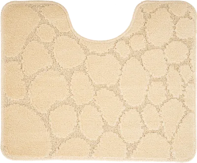 Коврик Fora Stone Natural FOR-PP-STN50-60NAT 60x50 см, для туалета, бежевый
