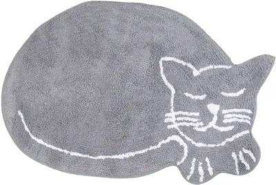 Коврик Verran Gato 063-60 80x50 см, для ванной, серый