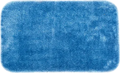 Коврик Wasserkraft Wern BM-2503 90x57 см, для ванной, синий, голубой