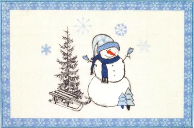 Коврик Avanti Let it Snow 13321J 79x51 см, для ванной, белый, рисунок