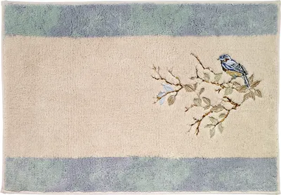 Коврик Avanti Love Nest Love Nest 76x51 см, для ванной, рисунок, бежевый
