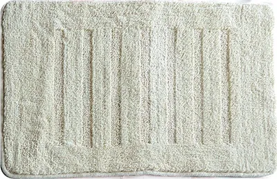 Коврик Milardo Lines Beige Lines 80x50 см, для ванной, бежевый