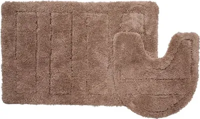 Комплект ковриков IDDIS Landscape Beige Landscape 90x60 см, для туалета, бежевый