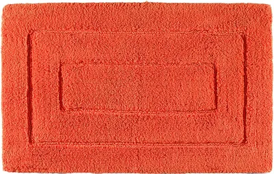 Коврик Kassatex Kassadesign Kassadesign 81x51 см, для ванной, оранжевый
