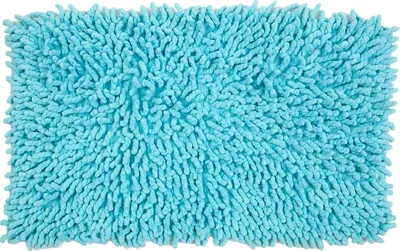 Коврик Kassatex Basics Basics Aqua 81x51 см, для ванной, голубой