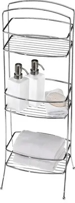 Полка для душа Creative Bath Lido Series Lido Series 20021-CH напольная, глянцевый хром