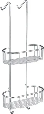 Полка для душа Timo Nelson 150084/00 подвесная, глянцевый хром, с крючками