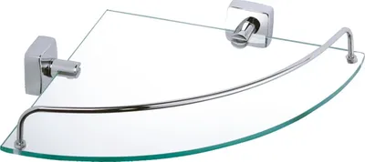 Полка для душа Fixsen Kvadro FX-61303A угловая, подвесная, глянцевый хром